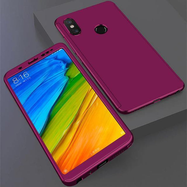 Planet Gates Purple / For Redmi 4X ZNP Luxury Full Cover Case For Xiaomi Redmi Note 5 6 Pro Redmi Note 7 5A Case With Glass For Redmi 4X 6A 6 Pro 5 Plus Phone Case