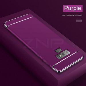 Planet Gates Purple / For S7 ZNP Luxury Ultra Thin Full Cover Phone Case for Samsung Galaxy S8 S9 Plus S7 Edge Hard PC Plating Case For Samsung Note 8 9 Case