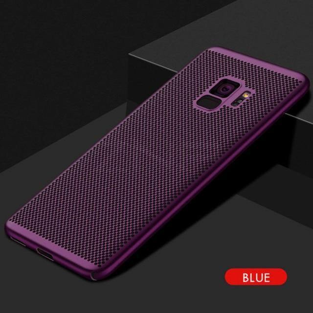 Planet Gates Gold / For S7 ZNP Ultra Slim Grid Heat Dissipate Phone Case For Samsung Galaxy S9 S8 Plus Note 9 8 Back Cover Case For Samsung S7 S6 Edge Case
