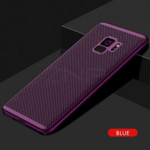 Planet Gates Purple / For S7 ZNP Ultra Slim Grid Heat Dissipate Phone Case For Samsung Galaxy S9 S8 Plus Note 9 8 Back Cover Case For Samsung S7 S6 Edge Case