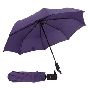 Planet Gates Purple Full Automatic Umbrella Rain Women Men 3Folding Light and Durable 386g 8K Strong Umbrellas Kids Rainy Sunny Wholesale Price