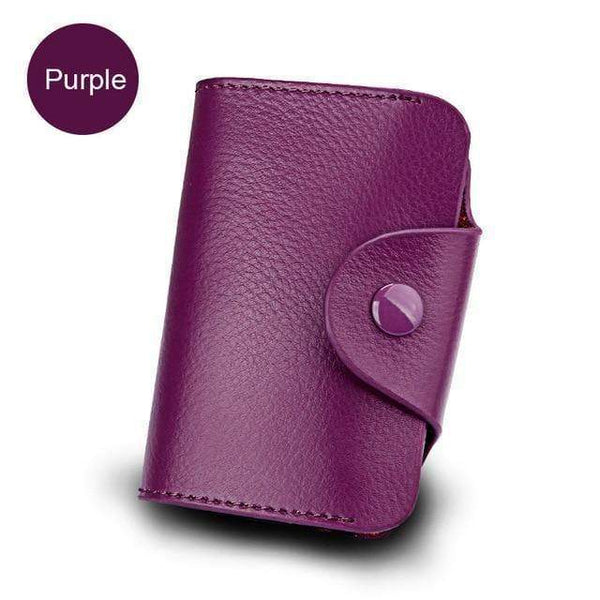 Planet Gates purple Genuine Leather Men Wallet ID Credit Card Holder Wallets Male Small Coin Purse Women Money Bag Vallet Mini Walet