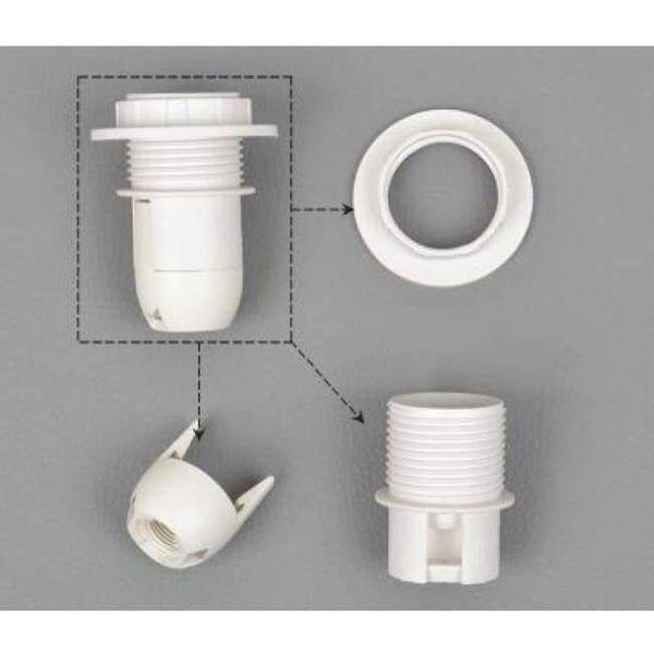 Planet Gates Purple IWHD DIY Fitting E27 Lamp Bulb Holder E14 Black White 110v-220v Lighting Accessory Fitting E27 Socket Base Portalmapara