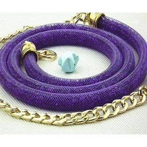Planet Gates purple / L 2017 Fashion Design Clothing Accessories Women's Waist chain Belts Handmade Acrylic Diamond Mesh Belt 7 colors Free shipping
