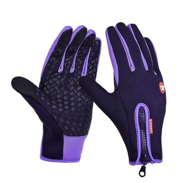 Planet Gates Purple / L Unisex Touchscreen Winter Thermal Warm Cycling Bicycle Bike Ski Outdoor Camping Hiking Motorcycle Gloves Sports Full Finger