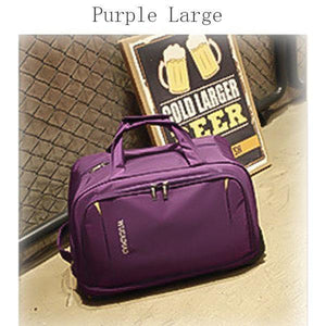 Planet Gates Purple Large Luggage Bag Thick Style Rolling Suitcase Trolley Luggage Women&Men Travel Bags Suitcase With Wheels