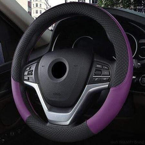 Leather Car Steering Wheel Cover Sport Anti-Slip for BMW E46 3 Series Tuning Funda Volante Auto Accessories