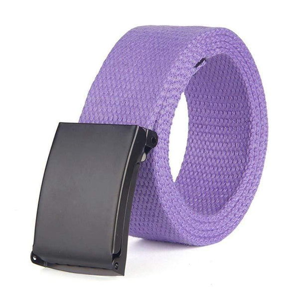 Men Belt Unisex Male Casual Buckle Belts Canvas Webbing Waistband Army Tactical Waist Belt