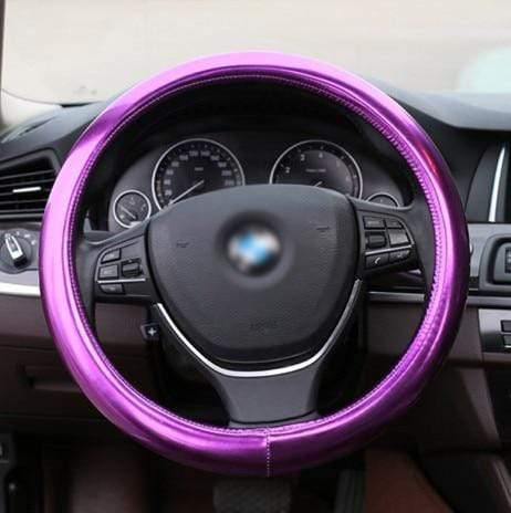 Planet Gates Purple New women personalized glow cover on the steering wheel of the car/universal O SHI CAR Steering Wheel Cover