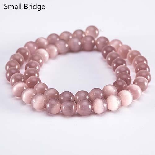 Planet Gates purple P409 / 8MM 25pcs 4 6 8 10Mm Mix Color Round Glass Strand Beads For Jewelry Making Diy Bracelets Perles Loose Smooth Natural Opal Beads Wholesale