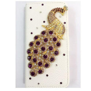 Planet Gates Purple Peacock / For iPhone 6S Plus Diamond Crystal Peacock Leather Flip Wallet Phone Case Rhinestone Cover For Samsung Galaxy S7 edge Iphone 7 6 6S Plus 5S