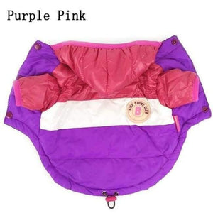 Planet Gates Purple Pink / L Winter Pet Dog Clothes Warm Down Jacket Waterproof Coat S-XXL Hoodies for Chihuahua Small Medium Dogs Puppy PETASIA