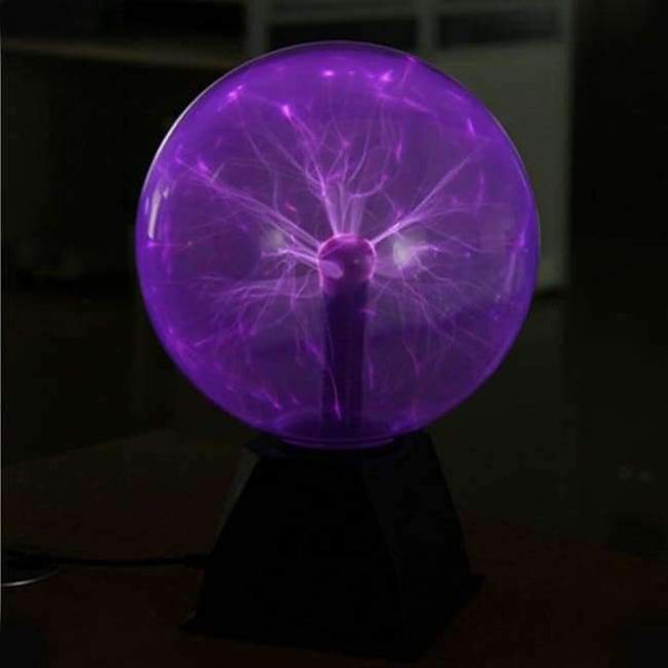 Planet Gates Purple Plasma Ball Lamp Electric Globe Static Lamps Sound Sensitive 8 Inch Glass Sphere Nightlight Toy For Kids Plazma Novelty Light