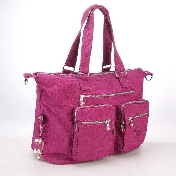 Planet Gates purple red Top-handle Bags Handbag Women Famous Brand Casual Tote Zipper Female Shoulder Bag Solid Summer Beach Bag Sac A Main