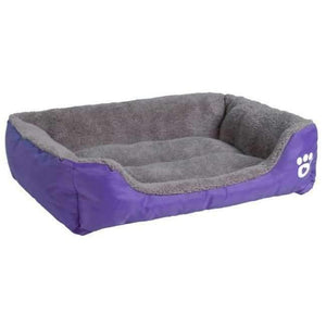 Planet Gates Purple / S S-3XL 9 Colors Paw Pet Sofa Dog Beds Waterproof Bottom Soft Fleece Warm Cat Bed House Petshop Dropshipping cama perro