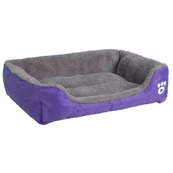Planet Gates Purple / S S-3XL 9 Colors Paw Pet Sofa Dog Beds Waterproof Bottom Soft Fleece Warm Cat Bed House Petshop Dropshipping cama perro