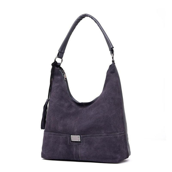 Vintage Fashion Casual Tote Faux Suede Bags Handbags Women Famous Brands Luxury Leather