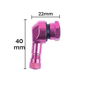 Planet Gates purple / SPAIN 2pcs 90 Degree CNC Motorcycle Rim Tire Wheel Tubeless Valve Stems For Rim Wheel Parts Accessories Goods