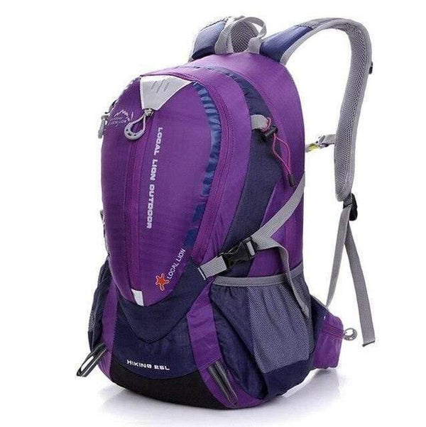 Planet Gates Purple Sport Bike Bag 25L Waterproof Nylon Bicycle Riding Backpack Road Cycling Backpacks Men's Rucksacks Packsack Knapsack