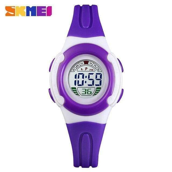 Planet Gates Purple Sport Student Children Watch Kids Watches Boys Girls Clock Child LED Digital Wristwatch Electronic Wrist Watch Boy Girl