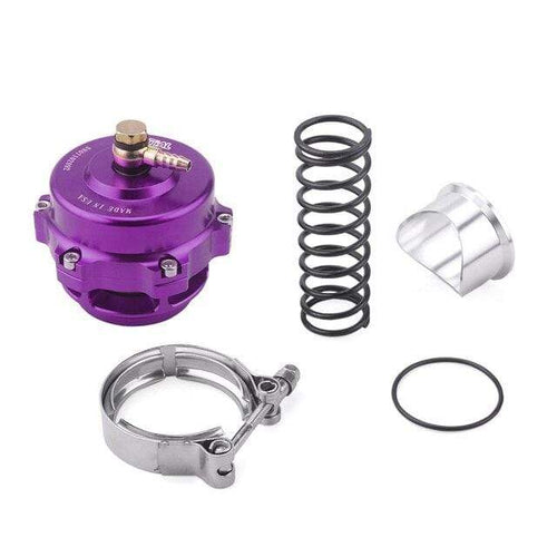 Planet Gates purple Tial style 50mm Blow Off Valve CNC BOV Authentic with v-band Flange with logo RS-BOV027