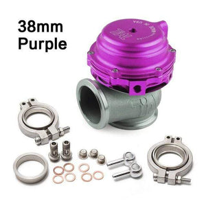 Planet Gates purple Universal 38mm External Wastegate V-Band Flanged Turbo Waste Gate For Supercharge Turbo Manifold With Logo MV-S 38mm Wastegate