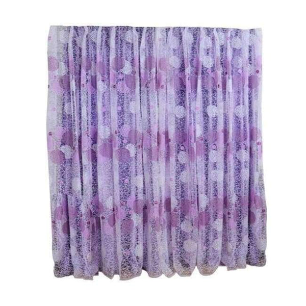 Planet Gates Purple Urijk Bird Nest Offset Yarn Finished Curtains Balcony Window For Living Room Bedroom  Boutique Voile Drapes Mosquito Net