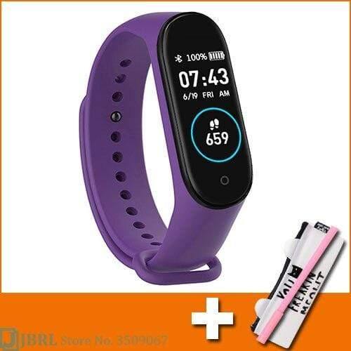Planet Gates purple with gift Sport Watch Children Kids Watches For Girls Boys  Wrist Watch Student Clock Electronic LED Digital Child Wristwatch With Gifts