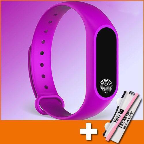 Planet Gates purple with gift Sport Watch Children Watches Kids For Girls Boys Wrist Watch Digital Electronic Wristwatch Child Clock Hours With Gift