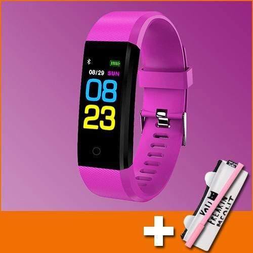 Planet Gates Purple with gifts Smart Watch Children Kids Watches For Girls Boys Students Wrist Clock Electronic LED Digital Child Wristwatches With Gifts