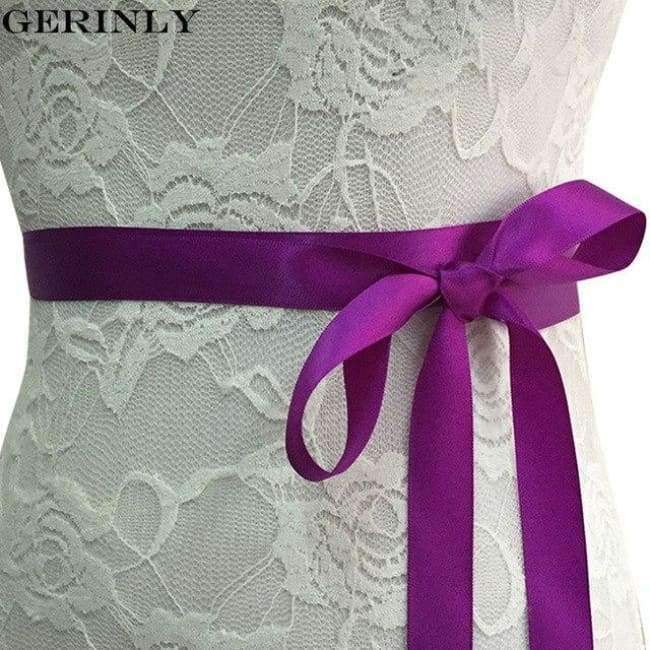 Planet Gates Women Bridal Belts 7 Color High Quality Rhinestone Ribbon Cummerbunds Bride Bridesmaid Waist Belt Wedding Dress Bead Flower Sash