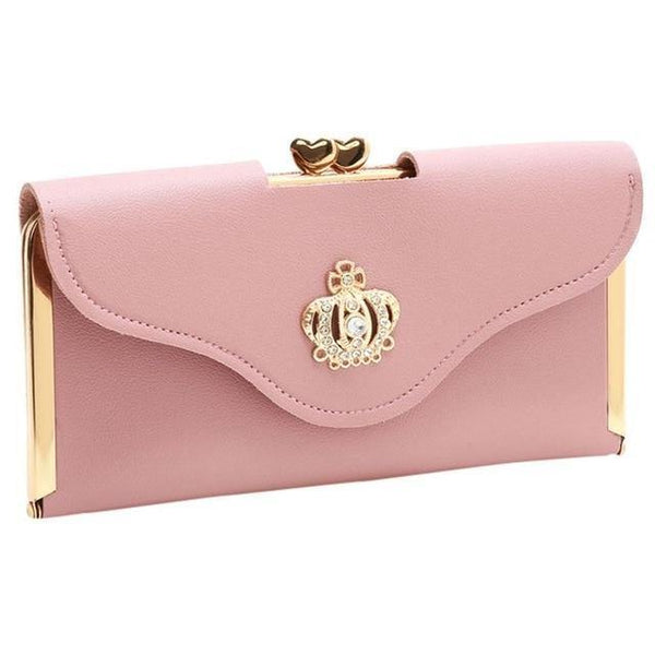 Planet Gates Purple Women's Fashion Leather Wallet Women's Handbag Women's Long Wallets Clutch Money Bag Ladies' Card Holder A30