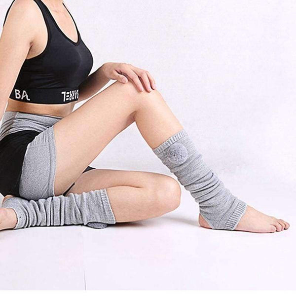 Planet Gates purplish blue Winter boots set wool ball jacket foot long knee socks tights women Stocking Thigh High thick leg warmers