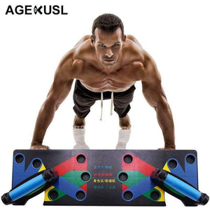 Planet Gates Push Up Rack Board 9 System Men Women Comprehensive Fitness Exercise Workout Push-up Stands Body Building Training Gym