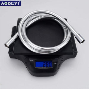 PVC High Pressure Silver & Black PVC Smooth Shower Hose For Bath Handheld Shower Head Flexible Shower Hose Free Shipping 11-088