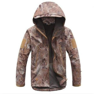 Planet Gates PVC / XS Army Camouflage Coat Military Jacket Waterproof Windbreaker Raincoat Hunt Clothes Army  Men Outerwear Jackets And Coats