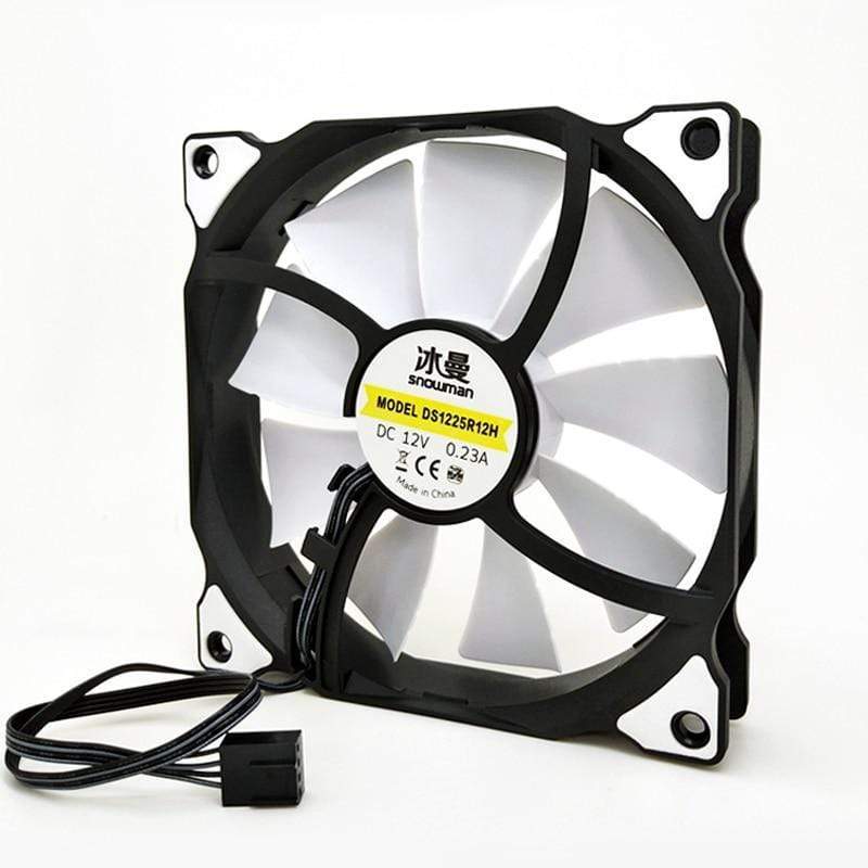 Planet Gates PWM 4 Pin 120mm Computer Case Fan Silent 12CM Fan CPU Cooling RGB Quiet PC Cooler Fan Case Fans 12V DC Adjust Fan Speed
