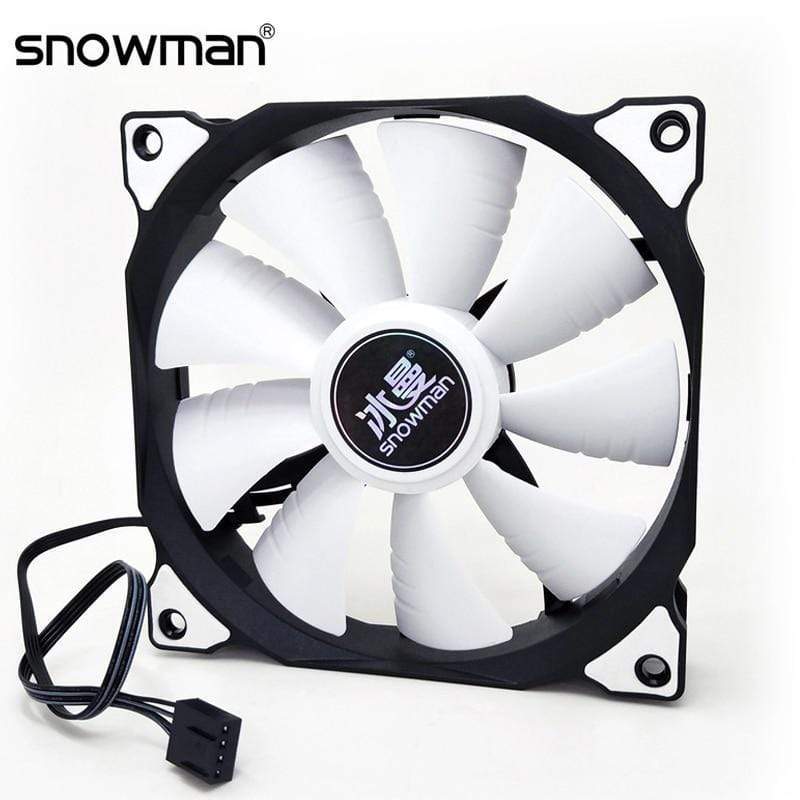 Planet Gates PWM 4 Pin 120mm Computer Case Fan Silent 12CM Fan CPU Cooling RGB Quiet PC Cooler Fan Case Fans 12V DC Adjust Fan Speed