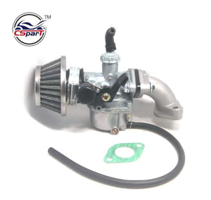 Planet Gates PZ19 19mm Hand Choke Carburetor Carb Intake Pipe Air Filter Fuel Filter 50cc 70cc 90cc 110cc 125cc Quad ATV Taotao Sunl newoke