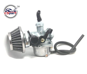 Planet Gates PZ19 19mm Hand Choke Carburetor Carb Intake Pipe Air Filter Fuel Filter 50cc 70cc 90cc 110cc 125cc Quad ATV Taotao Sunl newoke