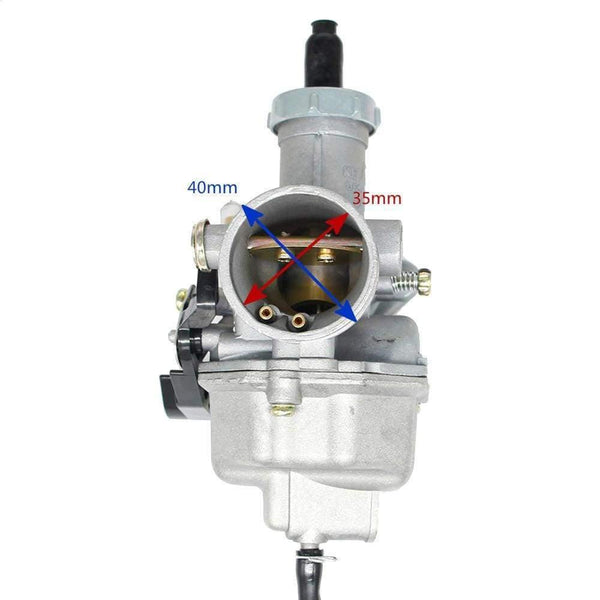 Planet Gates PZ27 mm Cable Choke Carburetor 125 150 200 250 300cc ATV Quad Go Kart PZ27 Motorcycle Carburetor