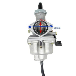 Planet Gates PZ27 mm Cable Choke Carburetor 125 150 200 250 300cc ATV Quad Go Kart PZ27 Motorcycle Carburetor