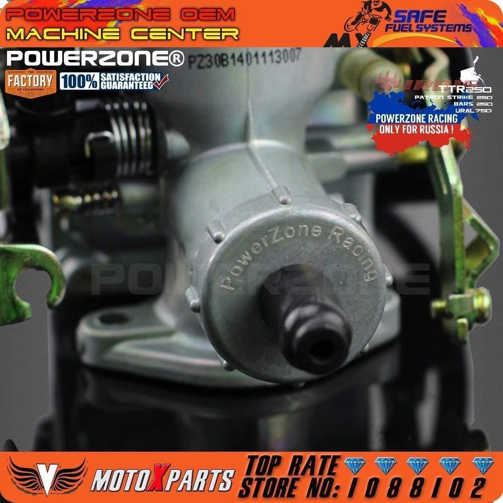 Planet Gates PZ30 30mm Carburetor Accelerating Pump Racing  200cc 250cc For Keihin ABM IRBIS TTR 250 With Dual Throttle Cable