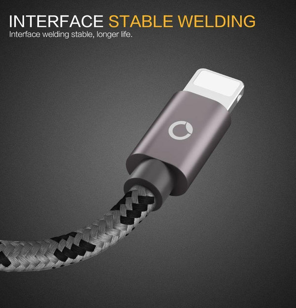 Planet Gates PZOZ 10 pieces usb cable for iphone cable 8 7 6 plus 6s 5 5s se x ipad air mini fast charging cables phone charger data adapter