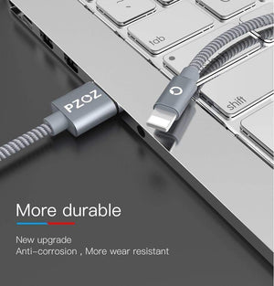 Planet Gates PZOZ For iPhone Charger usb cable 2.4A Fast Charging Mobile Phone Charge For ipad iphone cable X Xr Xs max Plus 8 7 6s 5 SE Cord