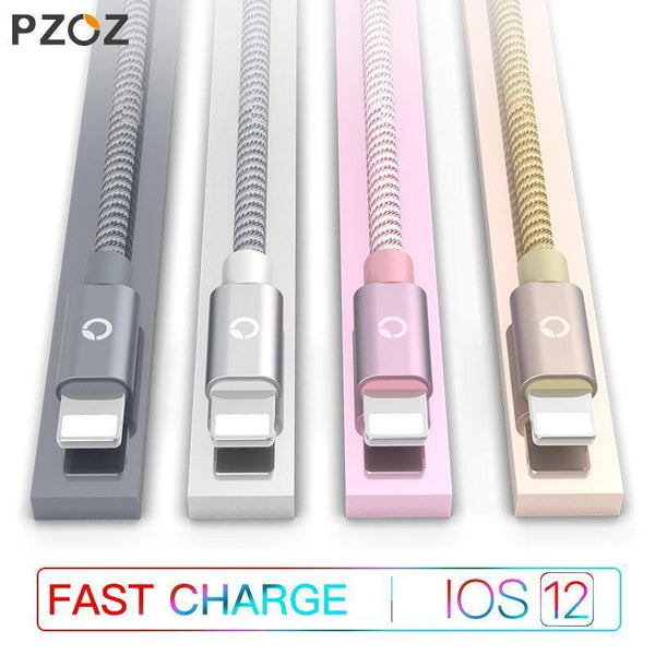 Planet Gates PZOZ For iPhone Charger usb cable 2.4A Fast Charging Mobile Phone Charge For ipad iphone cable X Xr Xs max Plus 8 7 6s 5 SE Cord