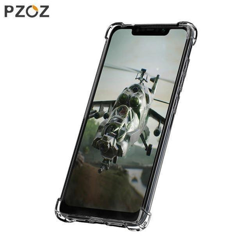 Planet Gates PZOZ For Xiaomi Pocophone F1 Case Shockproof Phone Protection Shell Cover TPU Soft Clear Protector Bag For Xiaomi F1 PocophoneF1