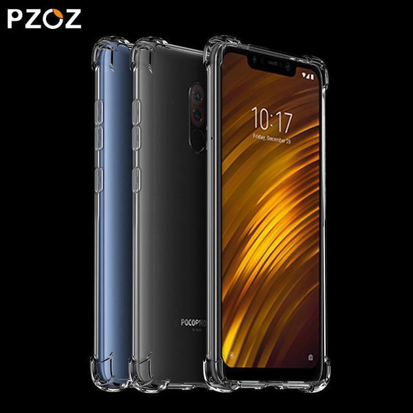 Planet Gates PZOZ For Xiaomi Pocophone F1 Case Shockproof Phone Protection Shell Cover TPU Soft Clear Protector Bag For Xiaomi F1 PocophoneF1