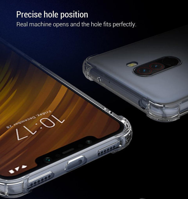 PZOZ For Xiaomi Pocophone F1 Case Shockproof Phone Protection Shell Cover TPU Soft Clear Protector Bag For Xiaomi F1 PocophoneF1 - Planet Gates