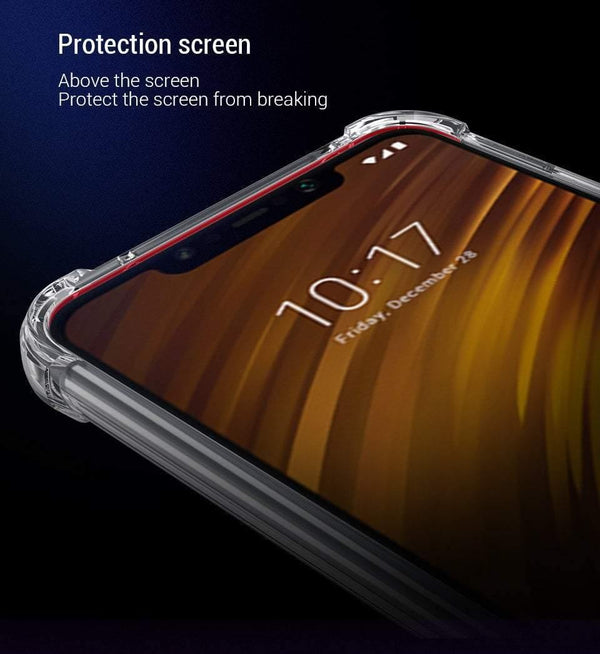 Planet Gates PZOZ For Xiaomi Pocophone F1 Case Shockproof Phone Protection Shell Cover TPU Soft Clear Protector Bag For Xiaomi F1 PocophoneF1